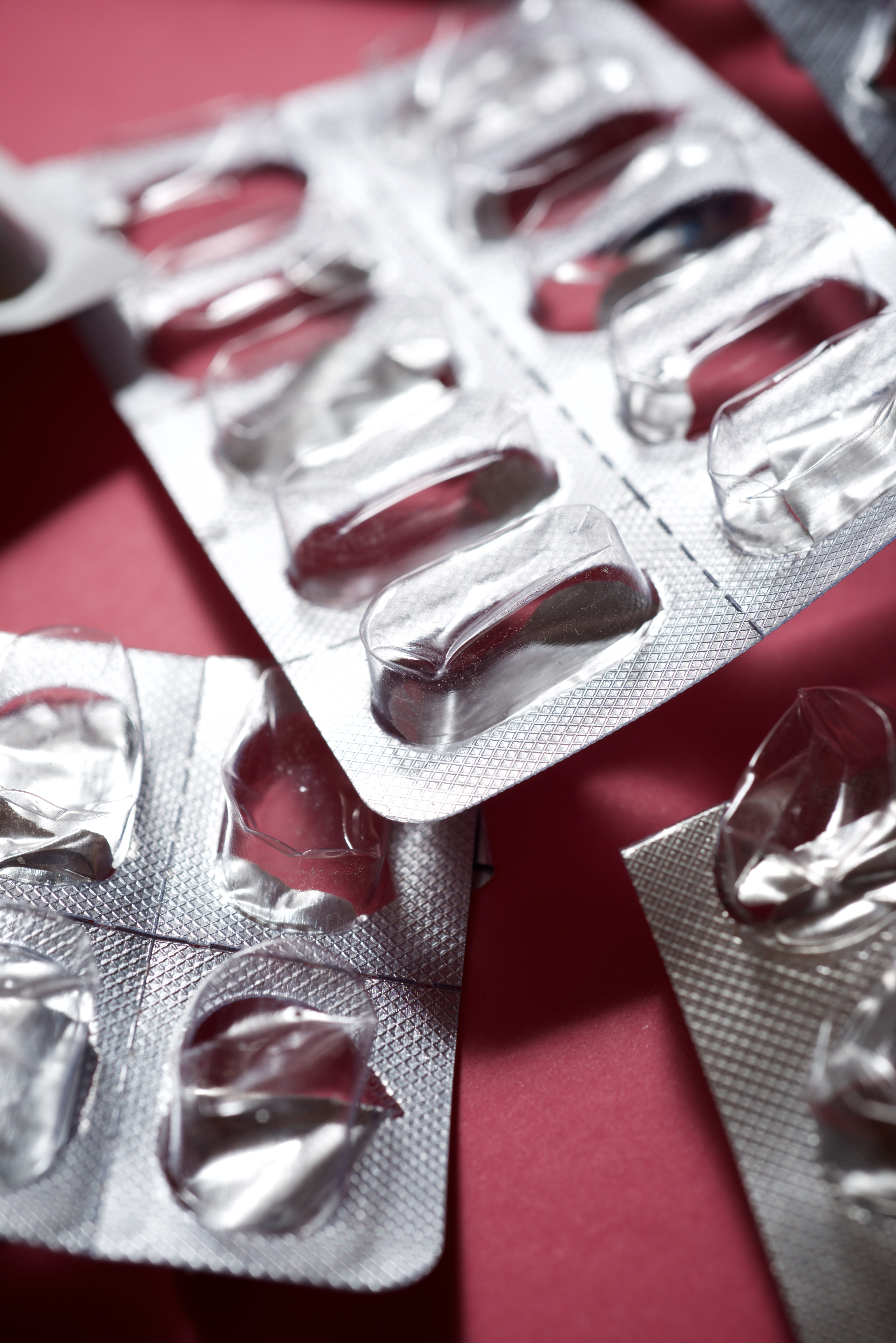 Leere Tablettenblister